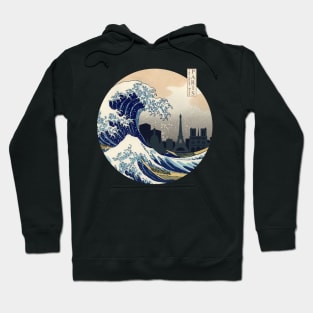 The Great Wave of Paris Hoodie